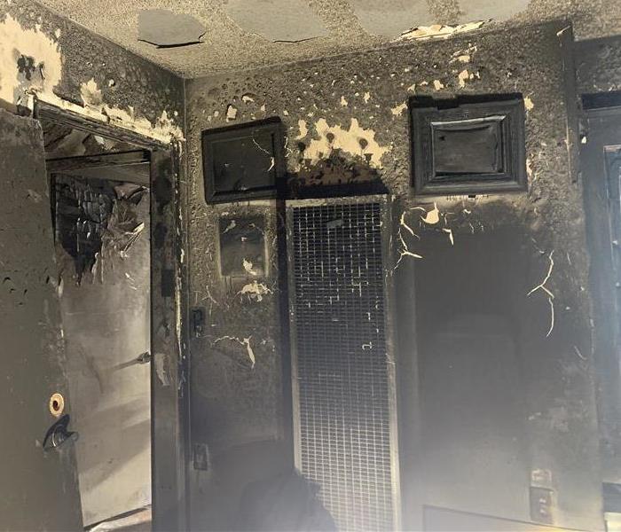 Fire Damage Inside Apartments