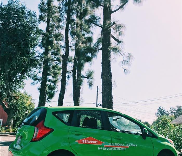 SERVPRO car out in Southern California 