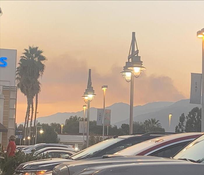 Fire in the Azusa Mountains